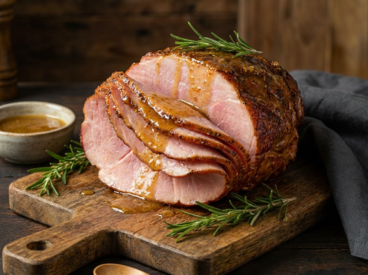Opa's Traditional Easter Ham with a Sweet Mustard Glaze