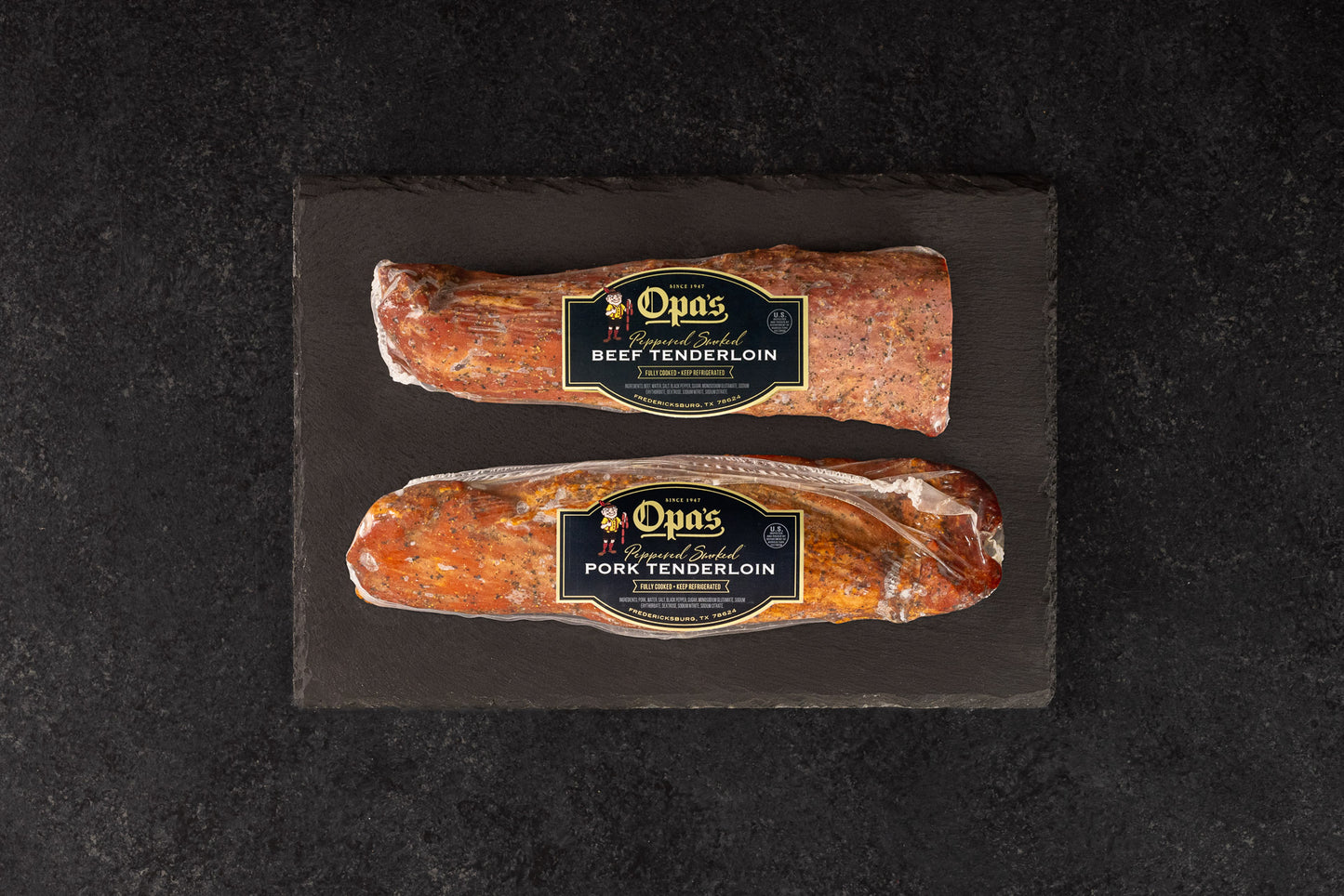 Opa's Peppered Smoked Tenderloin Combo