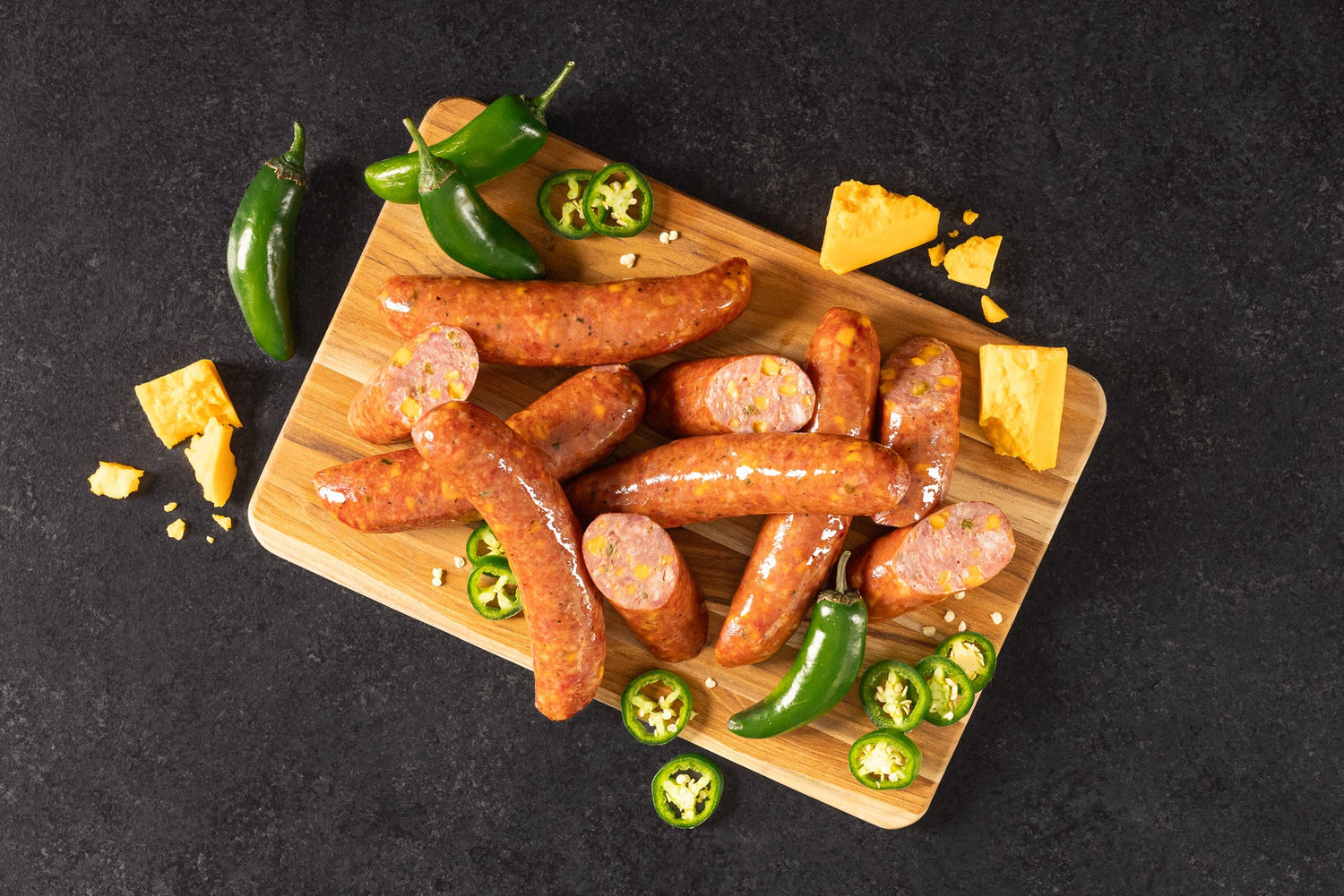 Opa's Jalapeño Cheddar Smoked Sausage - Opa's Smoked Meats