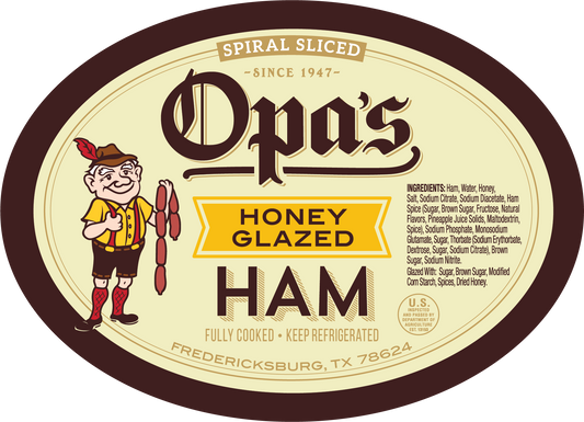 Opa's Bone-In Honey Glazed Hams