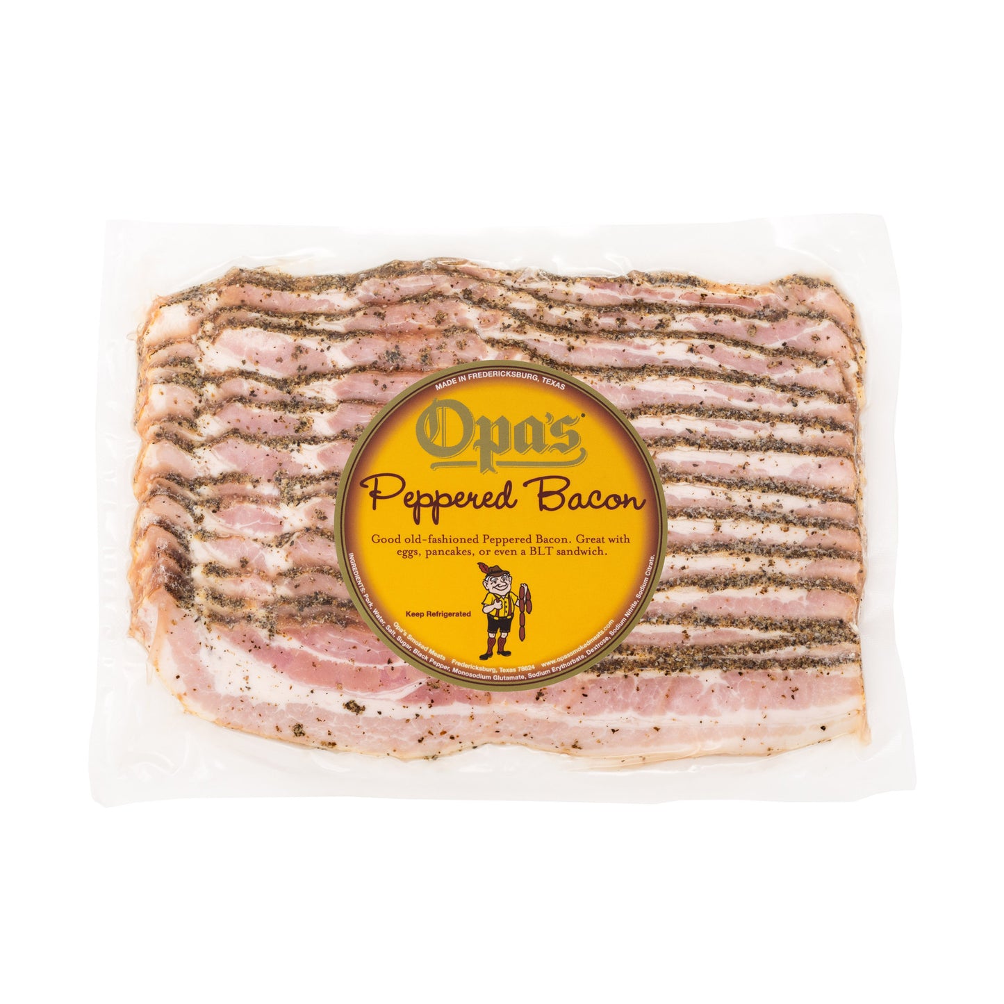 Opa's Smoked Peppered Bacon