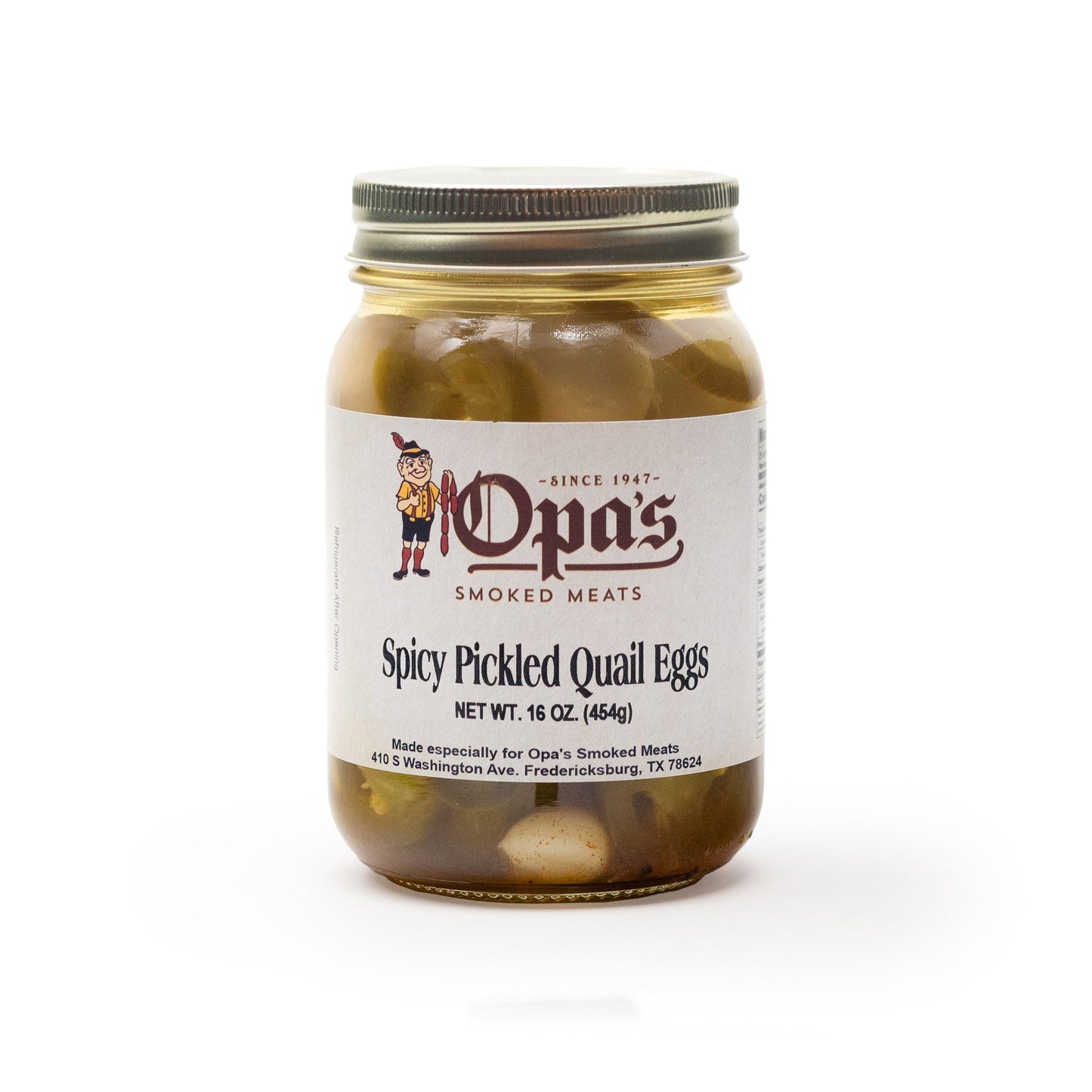 Opa's Spicy Pickled Quail Eggs - Opa's Smoked Meats