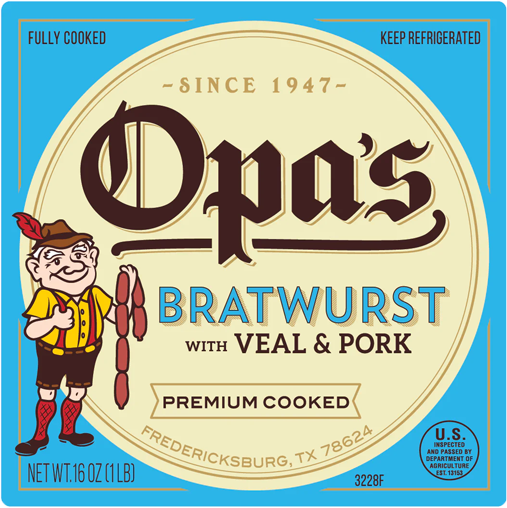 Opa's Premium Cooked Bratwurst - Opa's Smoked Meats