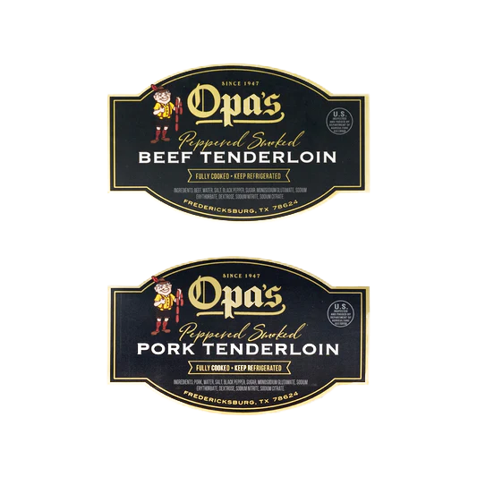 Opa's Peppered Smoked Tenderloin Combo - Opa's Smoked Meats