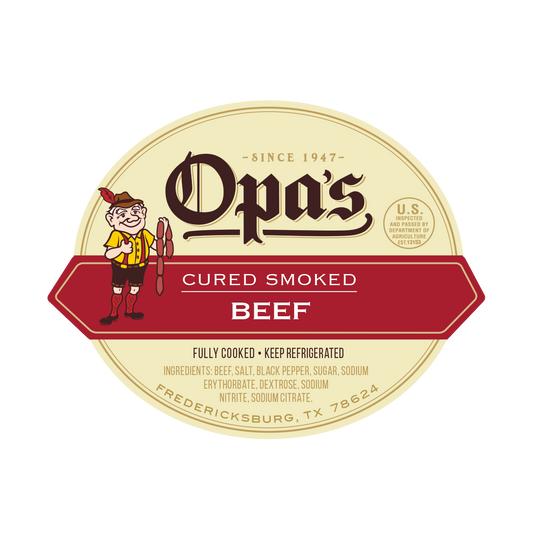 Opa's Peppered Cured Smoked Beef - Opa's Smoked Meats