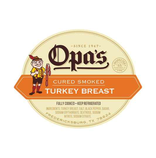 Opa's Peppered Cured Smoked Turkey Breast - Opa's Smoked Meats