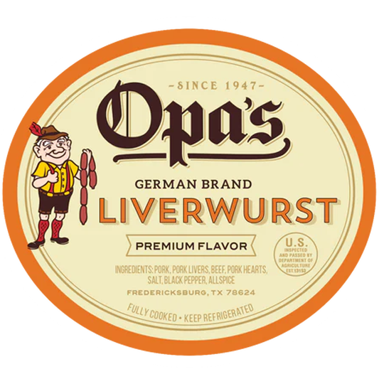 Opa's German Brand Liverwurst - Opa's Smoked Meats