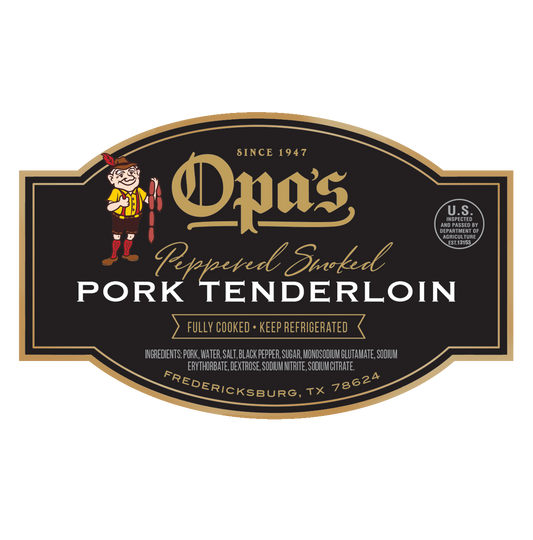 Opa's Peppered Smoked Pork Tenderloin - Opa's Smoked Meats