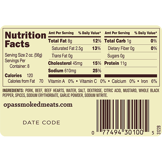 Opa's Summer Sausage