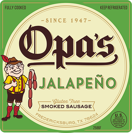 Opa's Jalapeño Smoked Sausage - Opa's Smoked Meats