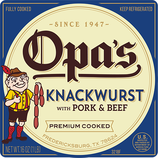 Opa's Premium Cooked Knackwurst - Opa's Smoked Meats