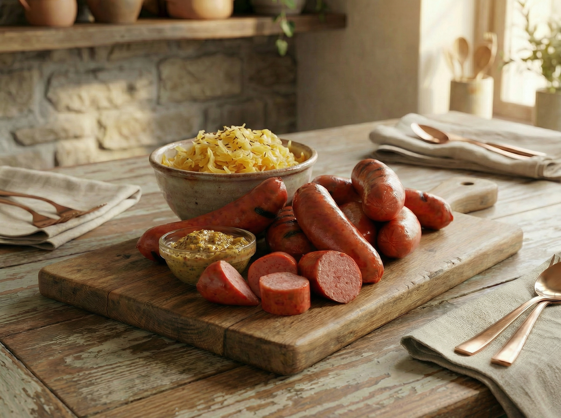 Opa’s Premium Knackwurst And Kraut