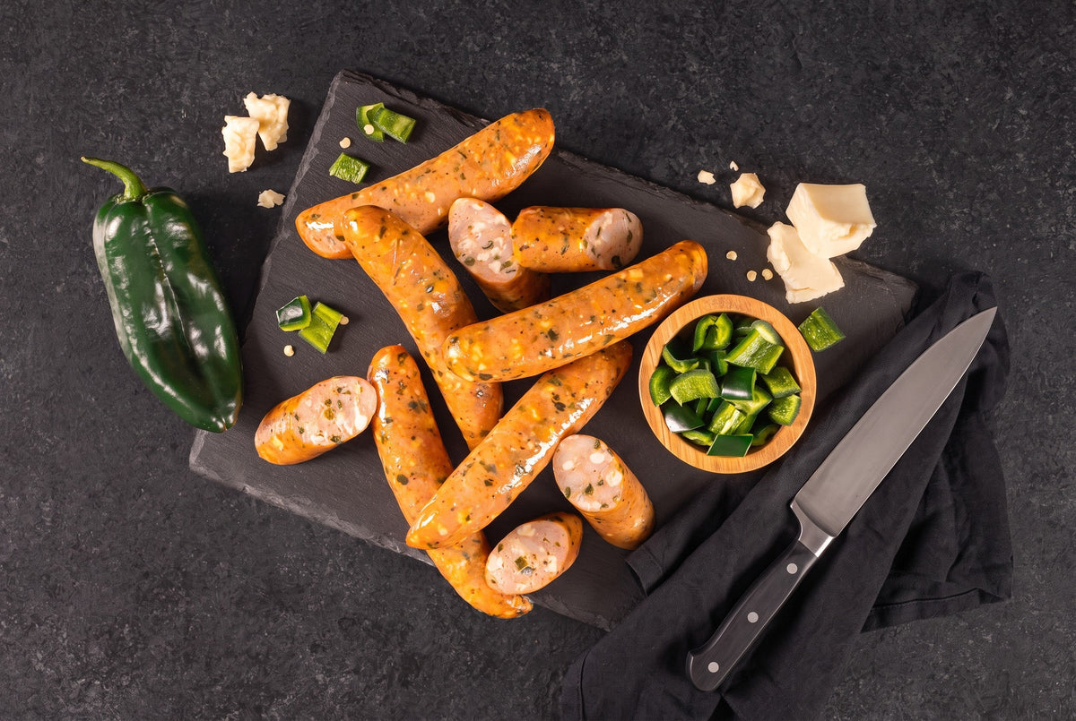 Opa’s Chicken Poblano Monterey Jack Smoked Sausage: The Lighter Link