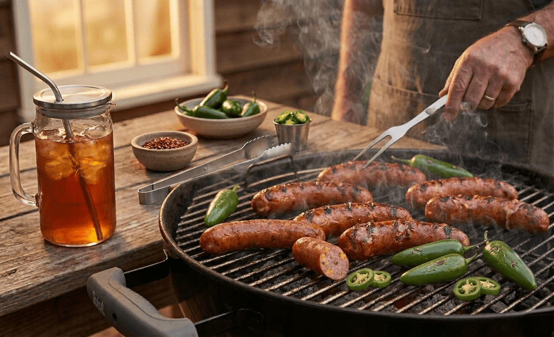 Father's Day Cookout: Opa's Smoked Sausage on the Grill - Opa's Smoked Meats