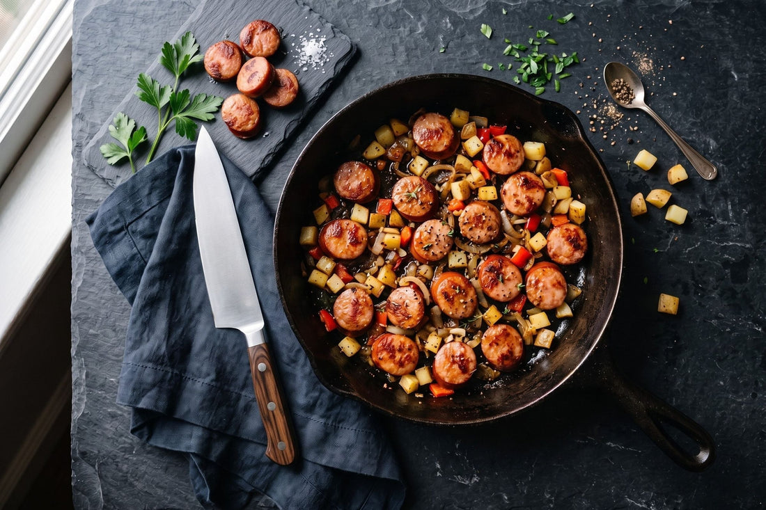 Five Dinners from One Package of Smoked Sausage - Opa's Smoked Meats