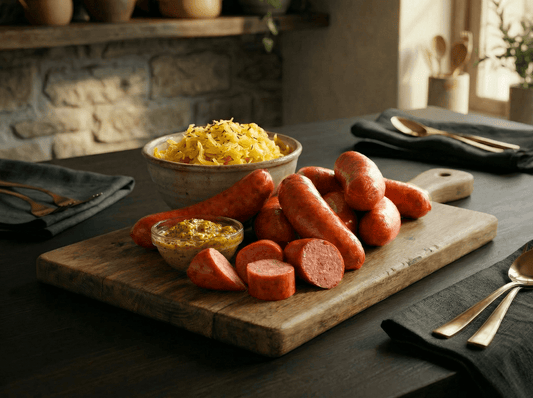 Opa’s Premium Knackwurst And Kraut - Opa's Smoked Meats