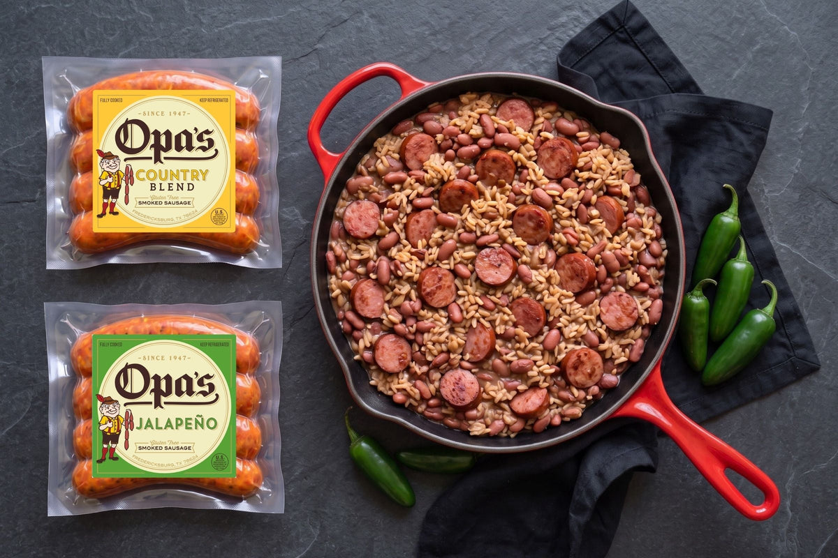 The Best Sausage for Red Beans and Rice - Opa's Smoked Meats