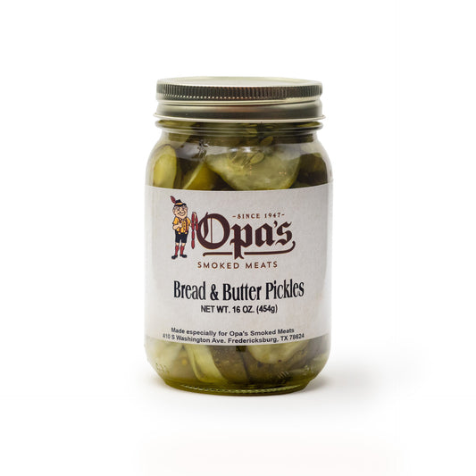Opa's Bread and Butter Pickles