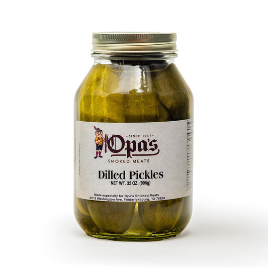 Opa's Dilled Pickles