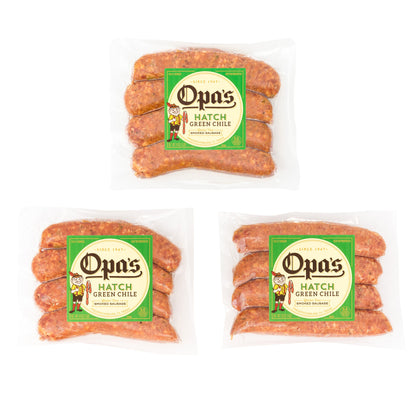 Opa's Hatch Green Chile Smoked Sausage