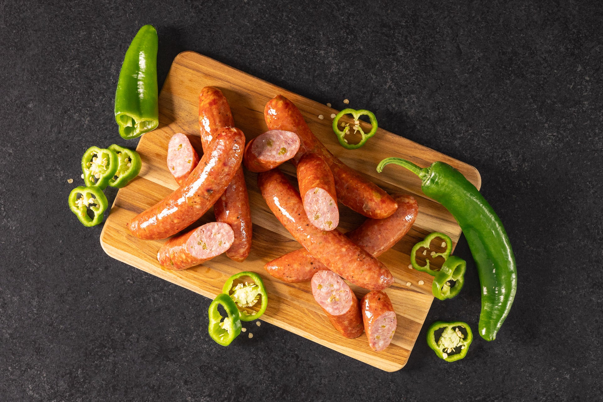 Opa's Hatch Green Chile Smoked Sausage