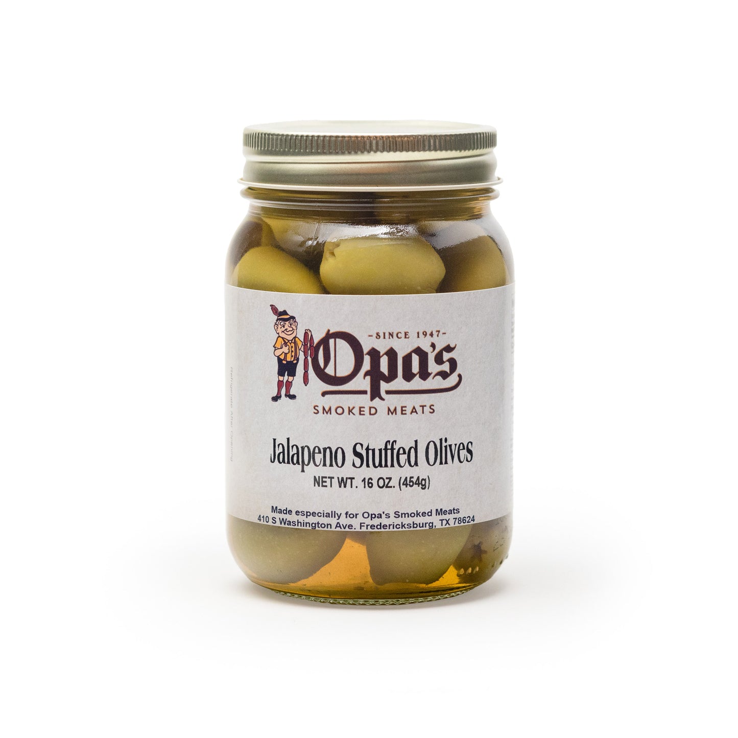 Opa's Jalapeño Stuffed Olives