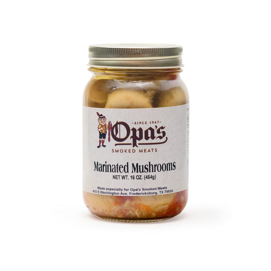 Opa's Marinated Mushrooms