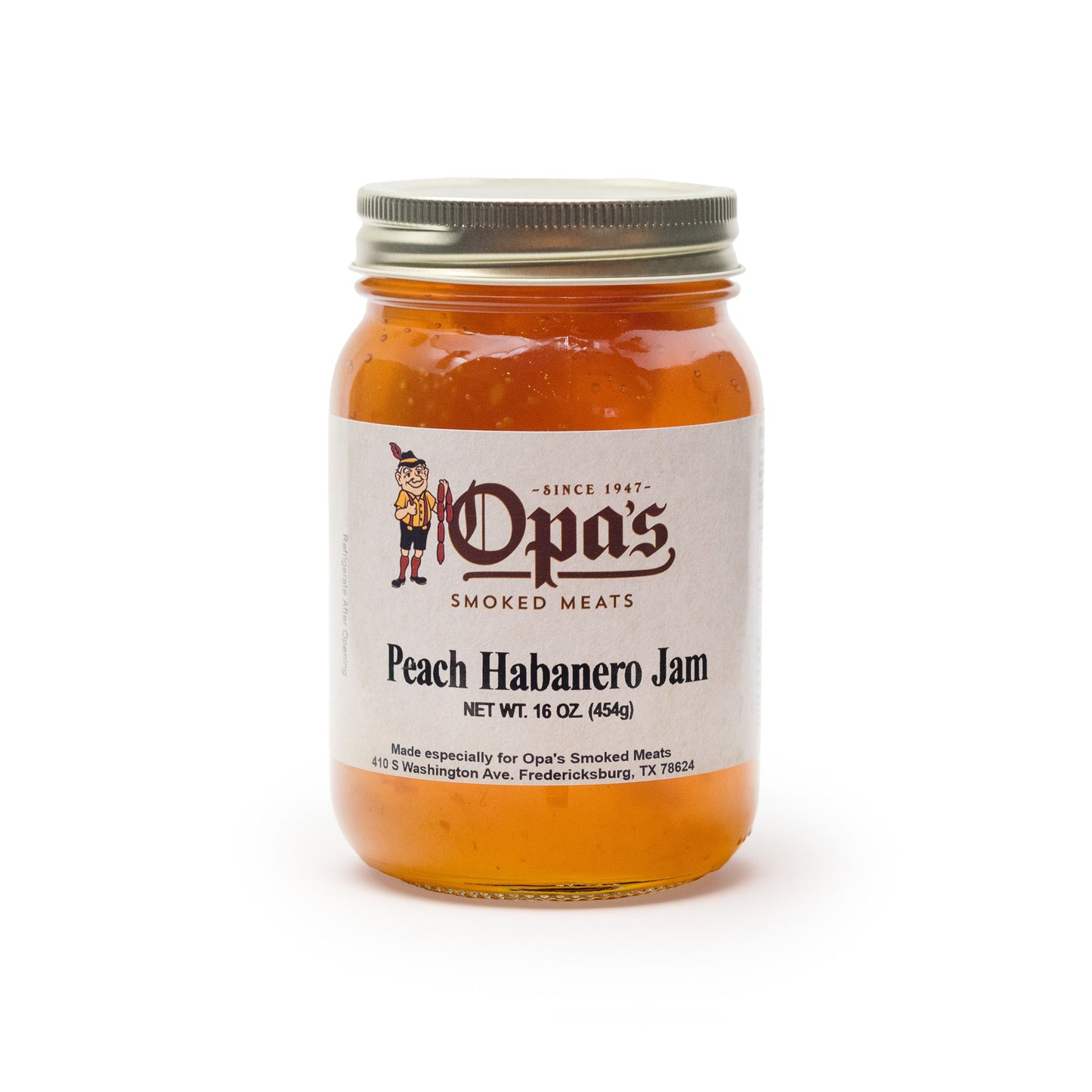 Opa's Peach Habanero Jam