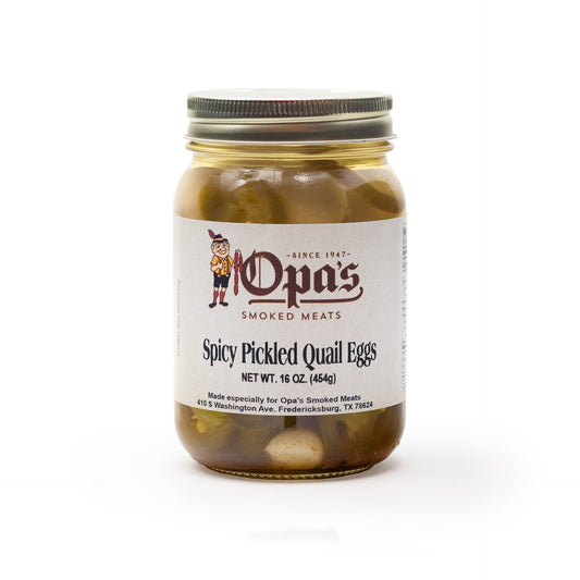 Opa's Spicy Pickled Quail Eggs