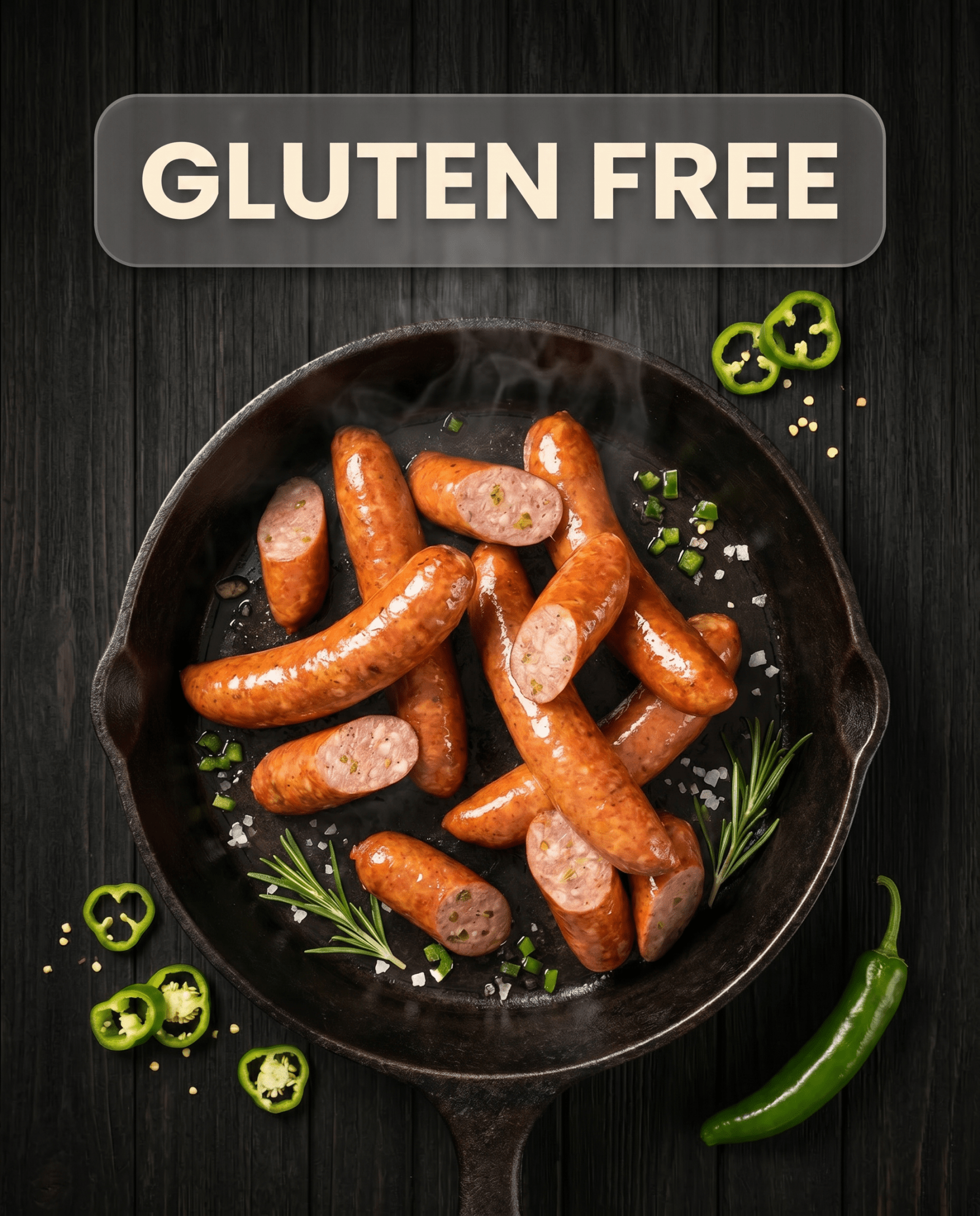 Opa's Hatch Green Chile Smoked Sausage - Opa's Smoked Meats
