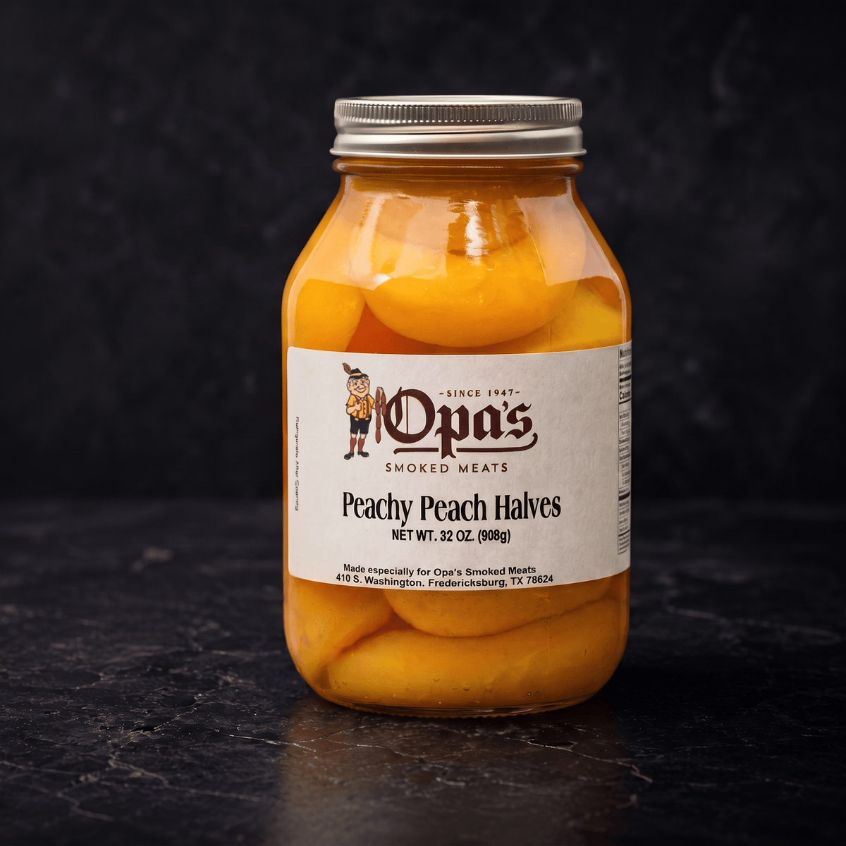 Opa's Peachy Peach Halves - Opa's Smoked Meats