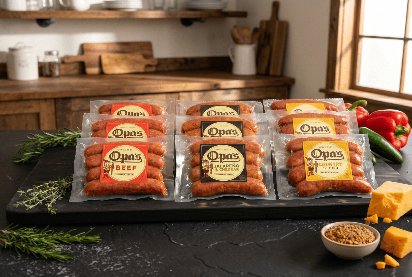 Opa's Sausage Trifecta - Opa's Smoked Meats