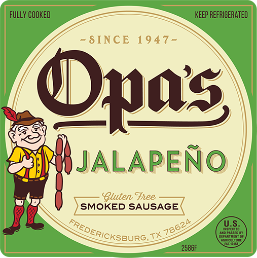 Pollok's Smoked Dry Sausage with Jalapeno